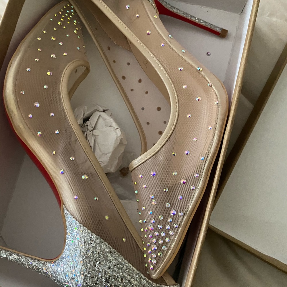 Crystal christian louboutin